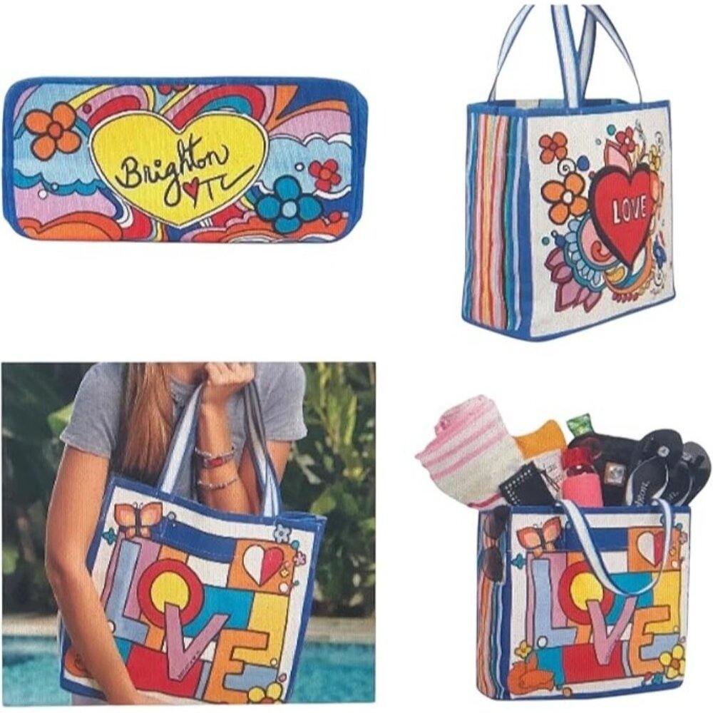 Brighton Fashionista Power Of Love Tote Style D30269 $150